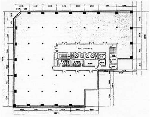 日本橋西川ビル9F 間取り図