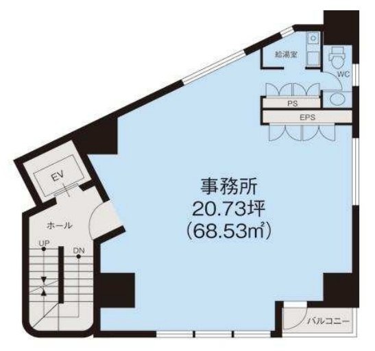 第1伊藤ビル5F 間取り図