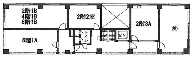 大貫ビルC-2 間取り図