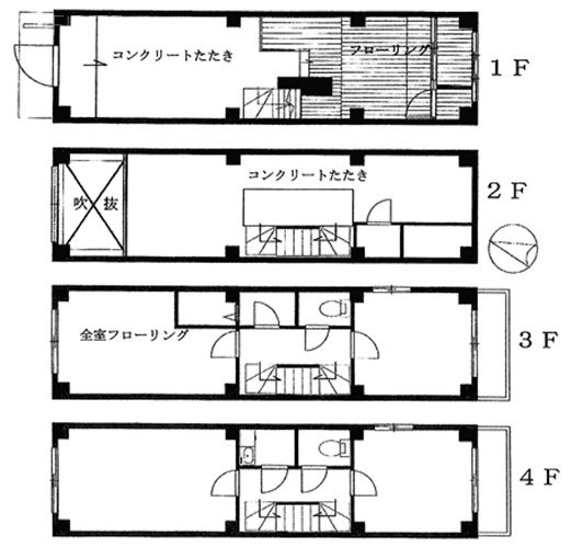 AT西麻布ビル1F 間取り図