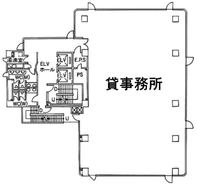 真井ビル4F 間取り図