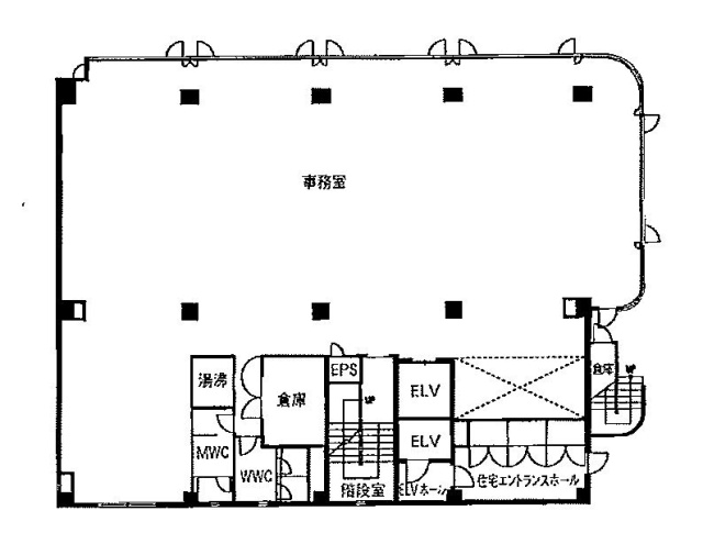 バティマンイケダビル5F 間取り図