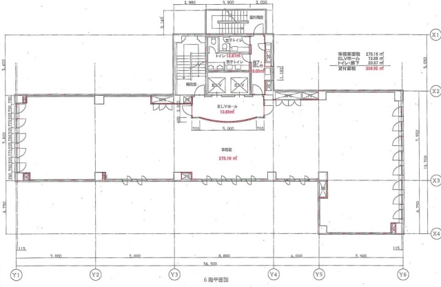 神田中央通ビル5F 間取り図