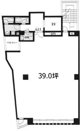 神谷ビル3F～4F 間取り図