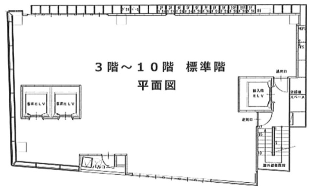 シロービル8F 間取り図