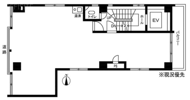 鈴木ビル4F 間取り図