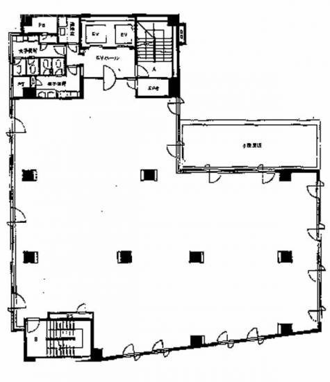 小杉ビル西早稲田5F 間取り図