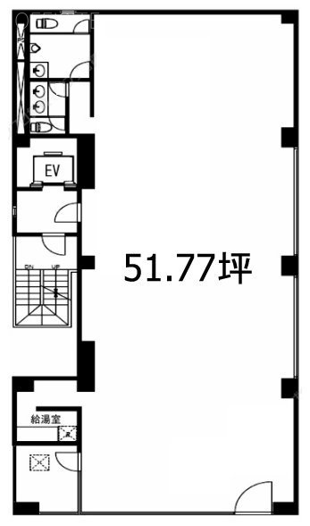 ホッコク人形町ビル2F 間取り図