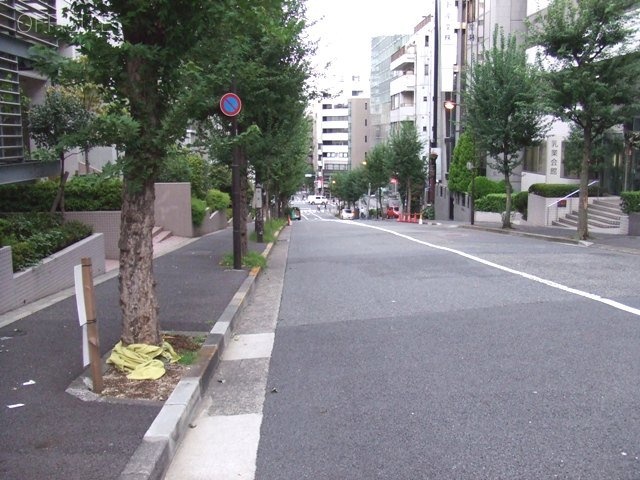 九段スカイビル ビル前面道路