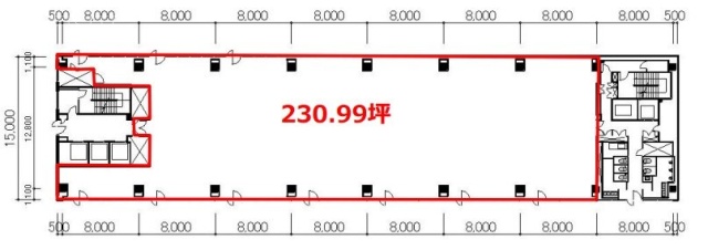 銀座ファーストビル3F 間取り図