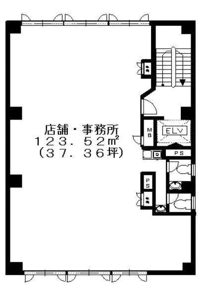 大橋ビル3F 間取り図