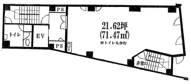 ユニテビル3F 間取り図