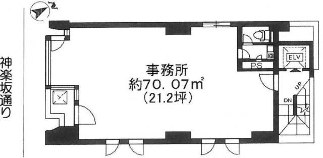 煉瓦塔ビル4F 間取り図