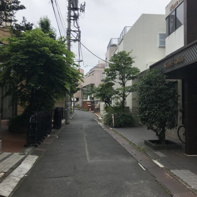 ラ・セーヌビル ビル前面道路
