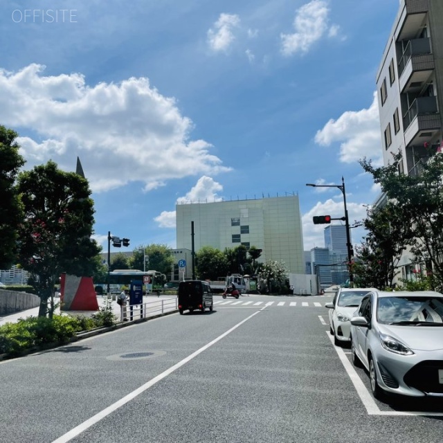 築地616ビル ビル前面道路