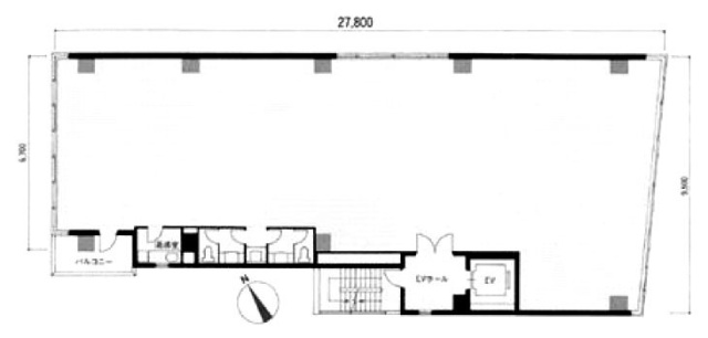 駒形TCビル6F 間取り図