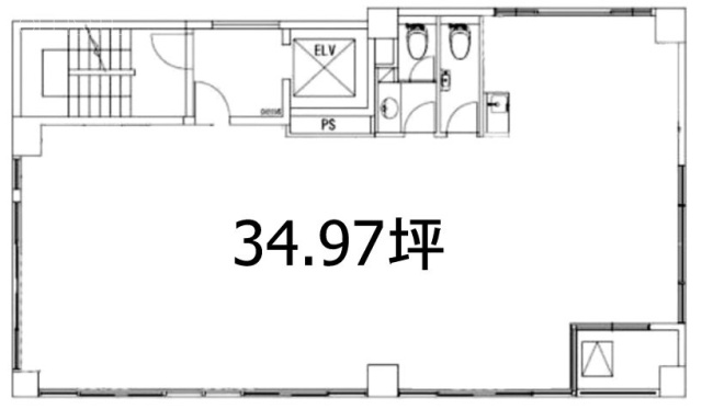 アサヒビル101 間取り図