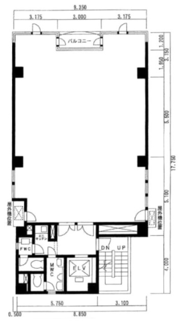 MCMビル5F 間取り図