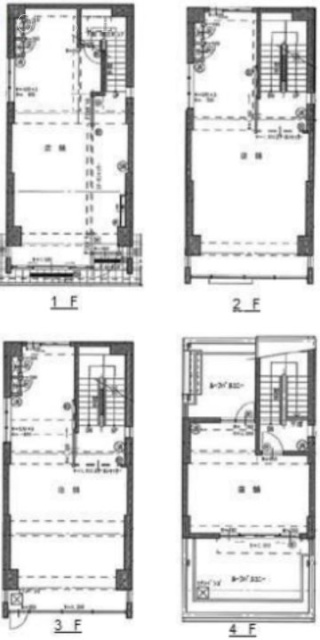 OM169ビル1F~4F 間取り図