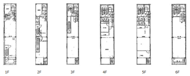 日東タオルビル6F 間取り図