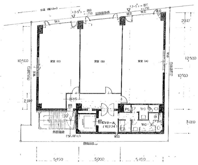 第2高島ビル1F 間取り図