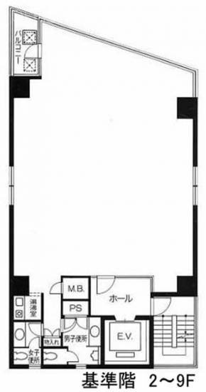 VORT岩本町Ⅰ1F 間取り図