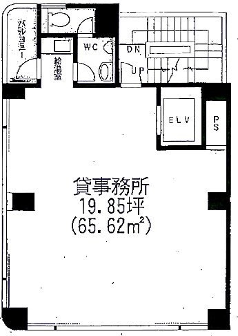 八丁堀AFビル2F 間取り図