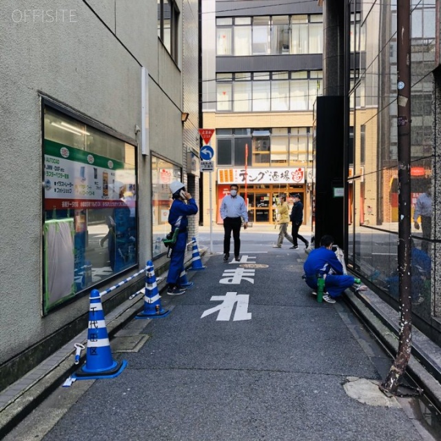 中林ビル ビル周辺道路