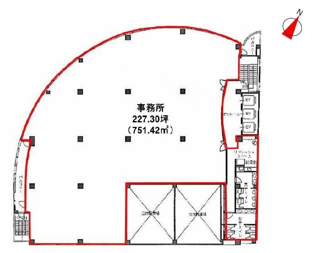 プライム東神田7F 間取り図