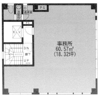 パルウールオオノビル4F 間取り図