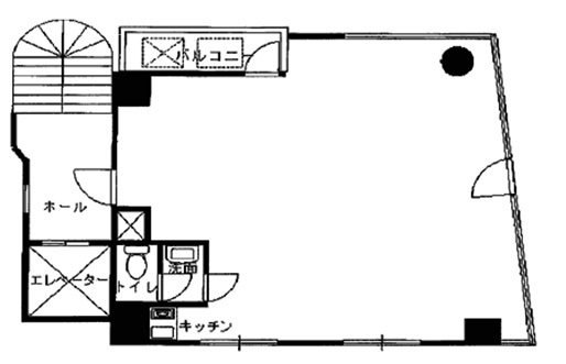 カニエビル7F 間取り図