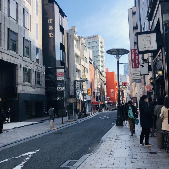 キーストーン赤坂ビル ビル前面道路