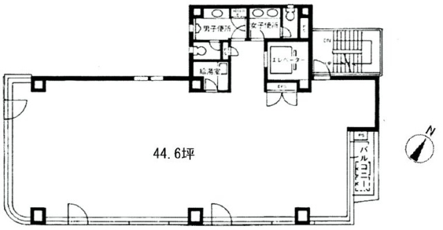 共和15番館3F 間取り図