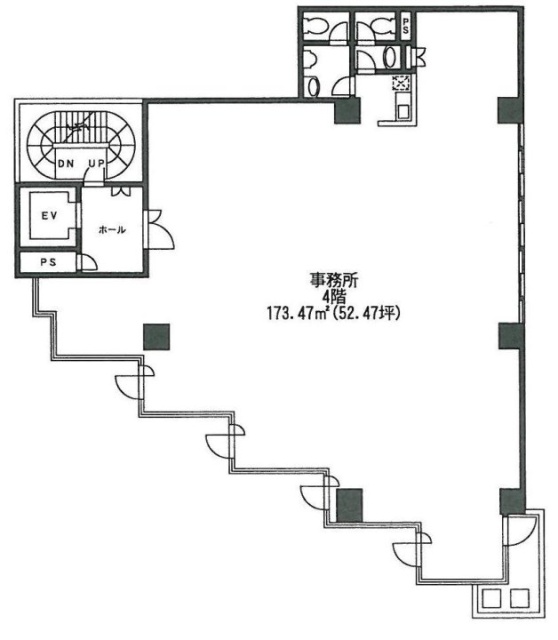 クリスタルビル2F 間取り図