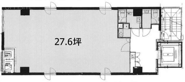 EBISU ONEビル7F 間取り図