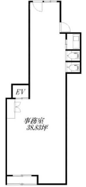 浜町中央ビル7F 間取り図