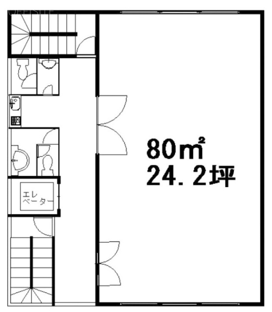富士火災城東ビル2F 間取り図