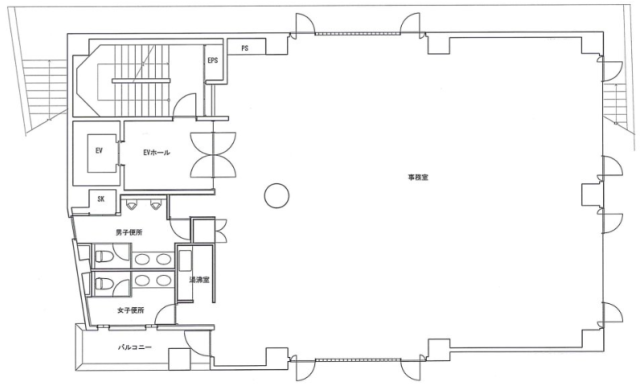 市ヶ谷ガーデンプラザビル3F 間取り図