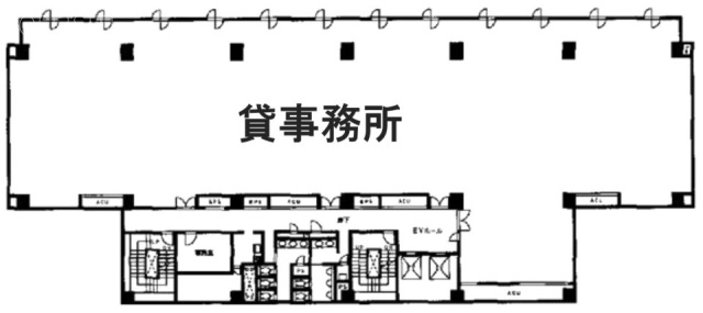 ハーバーワンビル1F 間取り図