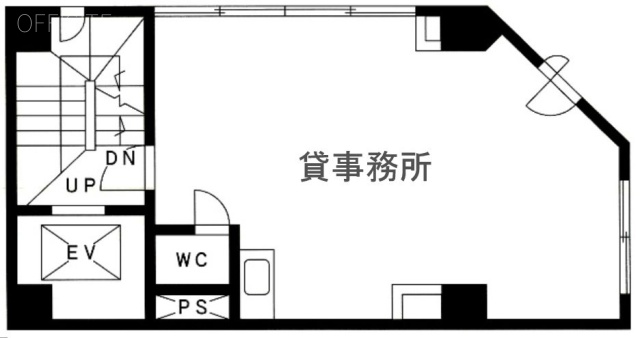 西新橋杉浦ビル2F 間取り図