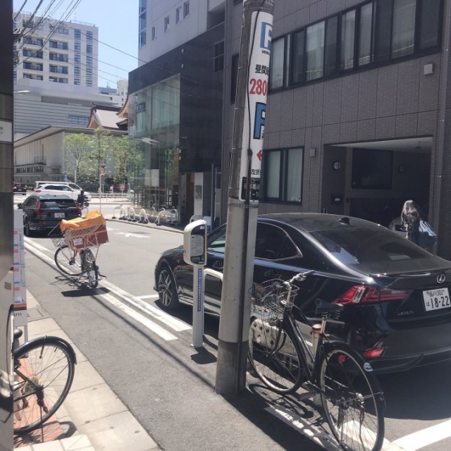 人形町ACTビル ビル前面道路