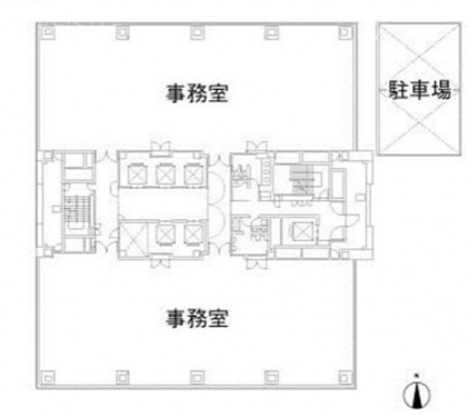 錦パークビル9F 間取り図