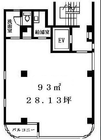曙ビル6F 間取り図