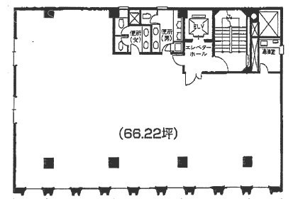 銀座三幸本館ビル1F 間取り図