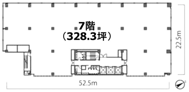 虎ノ門40MTビル( 虎ノ門40MTビルセンター)7名用 間取り図