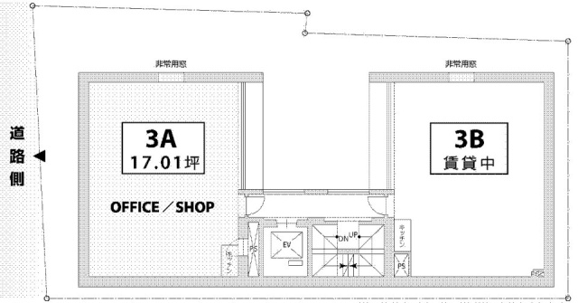 アオヤマアールナツノビルA 間取り図
