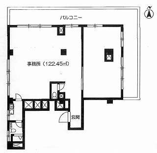 麻布スカイマンション105 間取り図