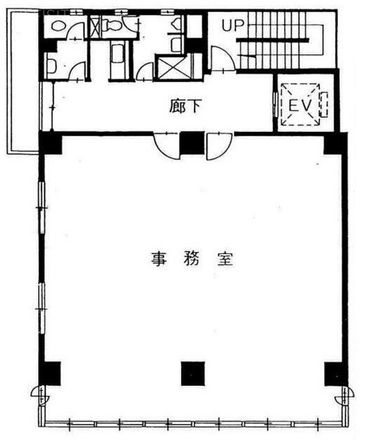新橋加藤ビル4F 間取り図