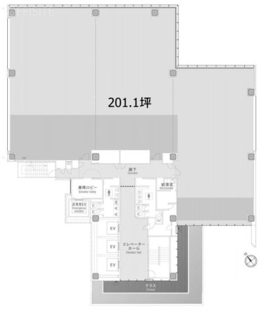 Prime Terrace KAMIYACHO8F 間取り図