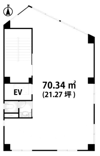 大国屋10ビル6F 間取り図